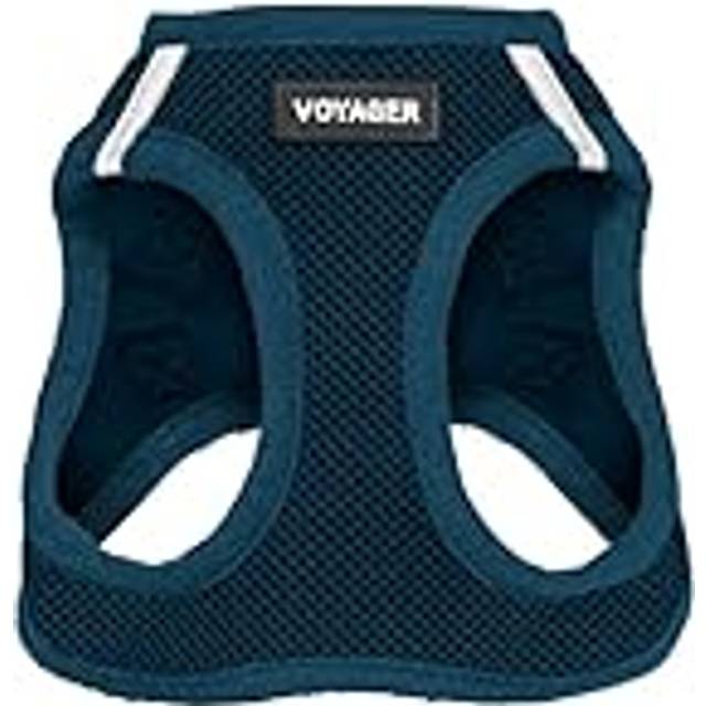 Voyager Step-in Air Dog Harness - All Weather Mesh Step in Vest Harness for Small and Medium Dogs by Best Pet Supplies - Harness (Blue), Large