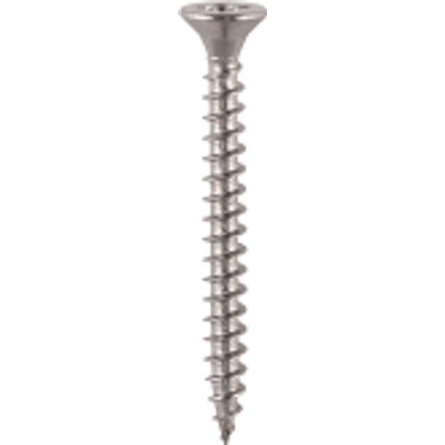 3.5 x 40mm Classic Stainless Steel Countersunk Wood Screws Qty 200 - Timco