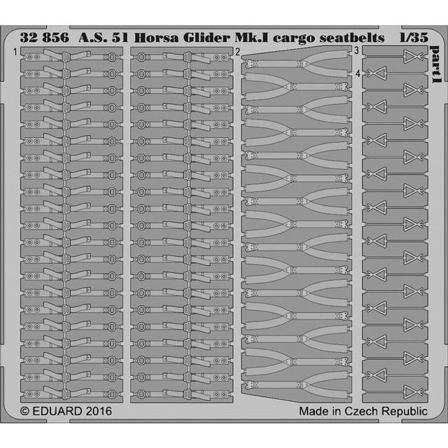 EDP32856 - * Eduard P-etch 1:35 - A.S.51 Horsa Glider Mk.I Cargo Seat