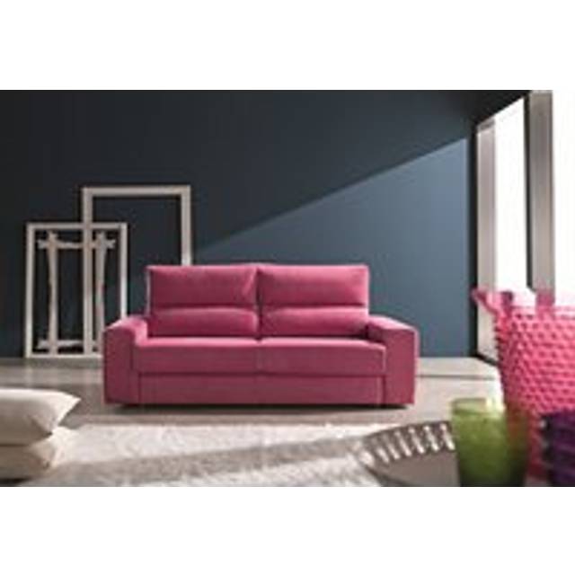 Ettore Handmade 3 Seater Sofa Italian Pink Real Fabric