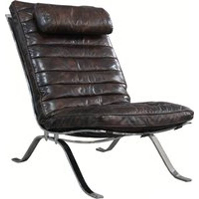 Dandeli Handmade Vintage Armchair Distressed Tobacco Brown Real Leather - 1 Seater/Chair