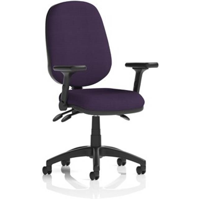 Eclipse Plus III Operator Chair Tansy Purple Adjustable Folding Arms