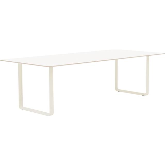 Muuto 70/70 matbord 255x108 cm White laminate-Plywood-Sand - Vit