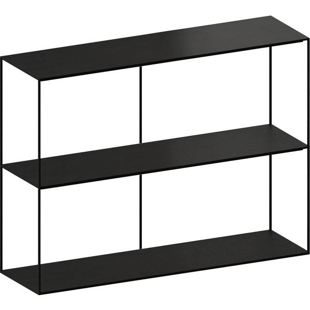 Zeus - Slim Irony Sideboard 124x31x82cm - kupferschwarz Sandeffekt/mit 3 Tablaren, epoxylackiert/BxHxT 124x82x31cm/Gestell kupferschwarz Sandeffekt - copper black sand-touch (31.0 x 124.0 x 82.0cm)