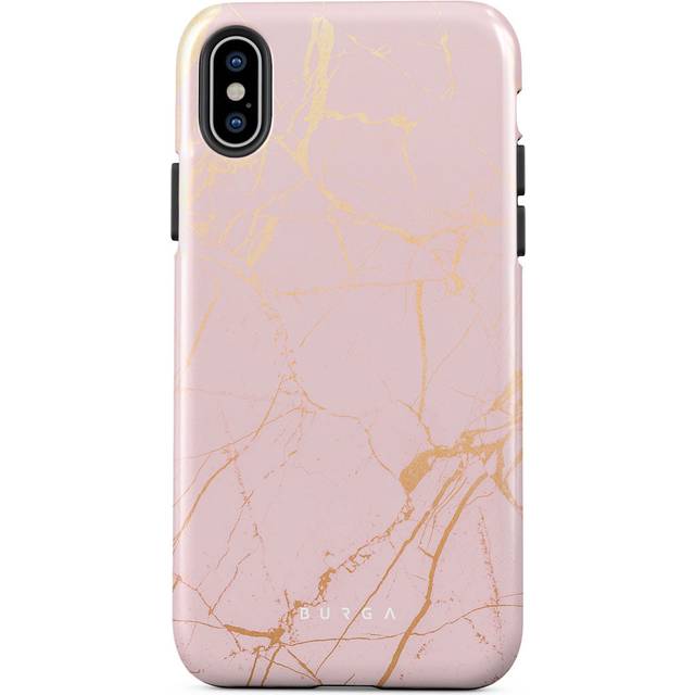 Peachy Gold - Pink Marble iPhone X / XS Case, Tough