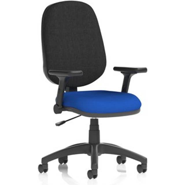 Eclipse Plus I Operator Chair Stevia Blue Adjustable Folding Arms