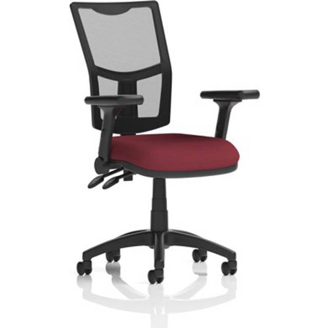Eclipse Plus II Operator Chair Mesh Back Seat Chilli Adjustable Arms