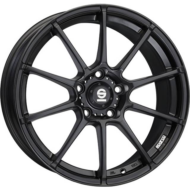 Sparco Wheels Assetto Gara Alloy Wheels in Matt Black Set of 4 - 20x8.5 Inch ET40 5x114.3 73mm Centre Bore Matt Black, Black