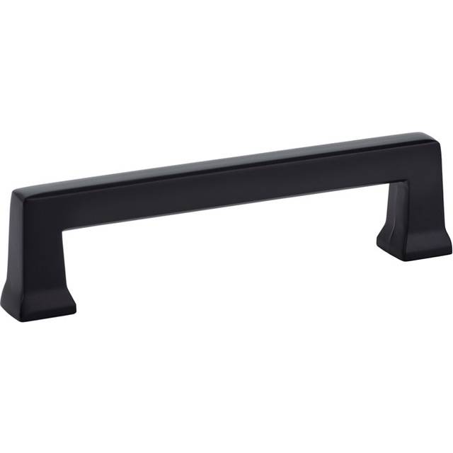 Emtek 86425US19 4 in. Alexander Cabinet Pull, Flat Black