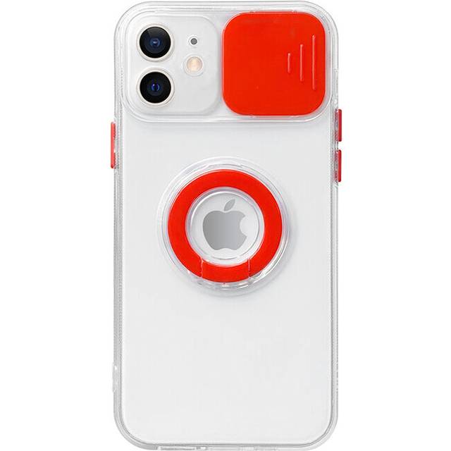 Case For Iphone 13 Mini In Red Camera Lens Protection