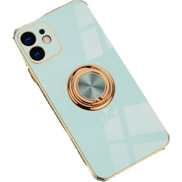 Original Silicone Cover For iPhone 12 luxury Plating Phone Case