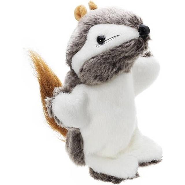 (Gray) 27CM Stuffed Animal Squirrel Fairy Tales Hand Puppet Classic Children Figure Toys Plush Animal