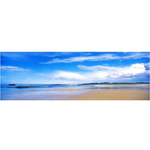 Pollan Strand Inishowen County Donegal Ireland - Beach & Seascape Poster Print by The Irish Image Collection, 44 x 14 - Large