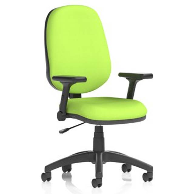 Eclipse Plus I Operator Chair Myrrh Green Adjustable Folding Arms