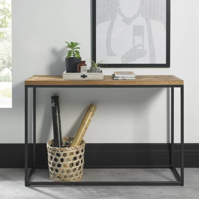 Vancouver Rustic Oak Console Table