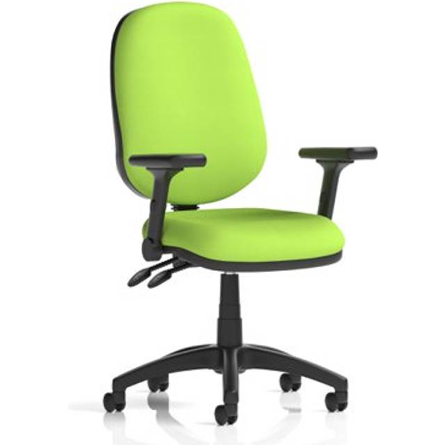 Eclipse Plus II Operator Chair Myrrh Green Adjustable Folding Arms