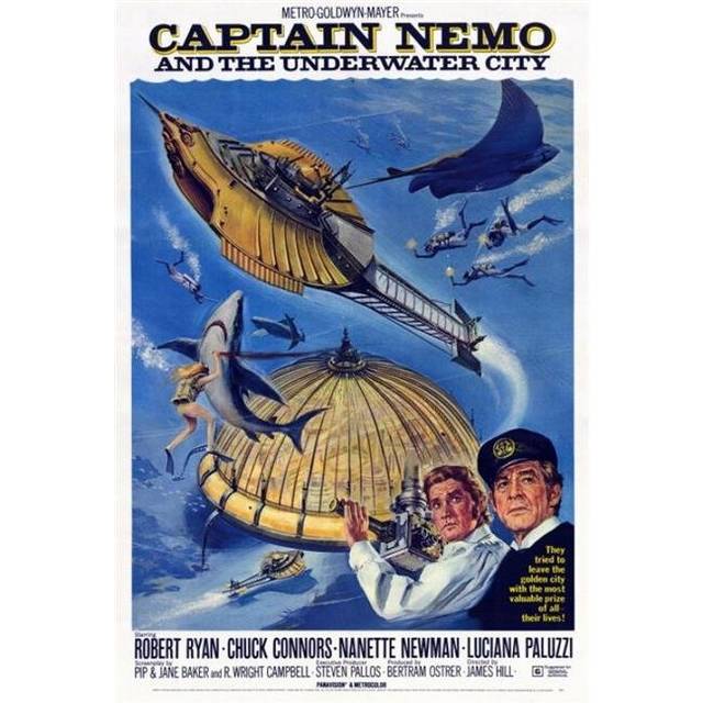 Captain Nemo & the Underwater City Movie Poster - 27 x 40 in.