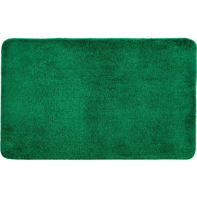 (Dark Green) Allure Microfibre Deep Pile Non-Slip Bath Mat