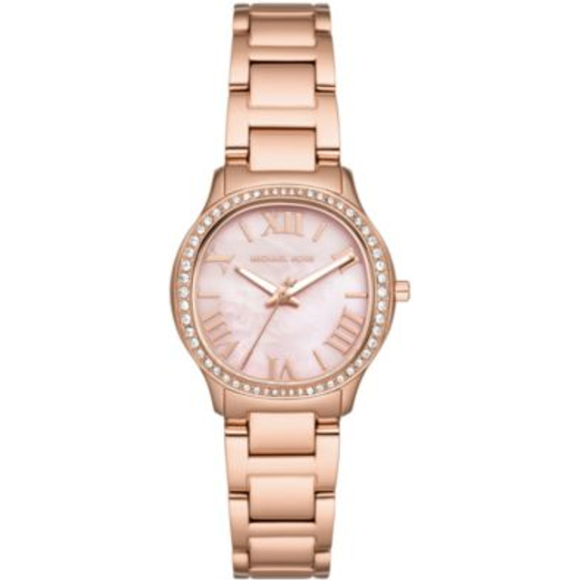 MK Mini Sage Pavé Rose Gold-Tone Watch - Rose Gold - Michael Kors - ONE SIZE