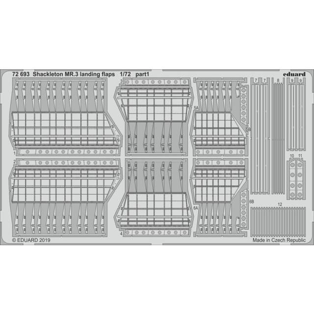 EDP72693 - Eduard Photoetch 1:72 - Shackleton MR.3 Landing Flaps