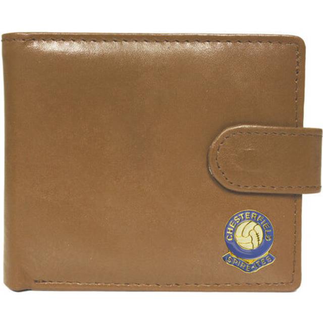 Chesterfield football club beige leather wallet