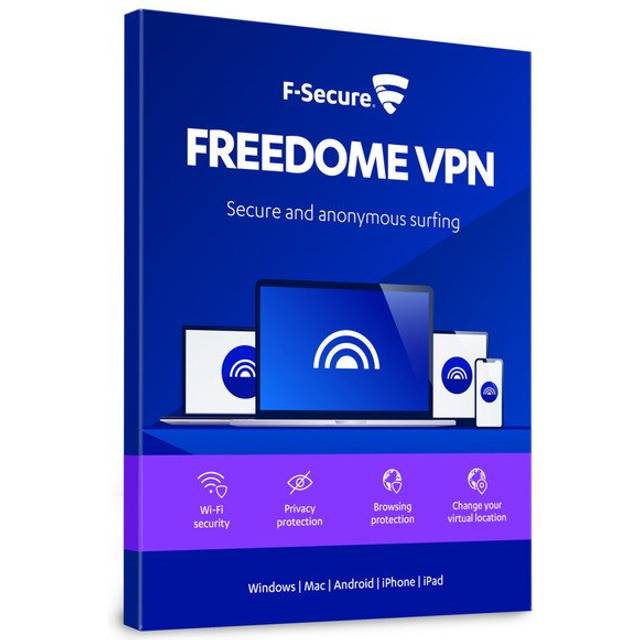 F-Secure Freedome VPN, 3 Geräte - 2 Jahre, Download