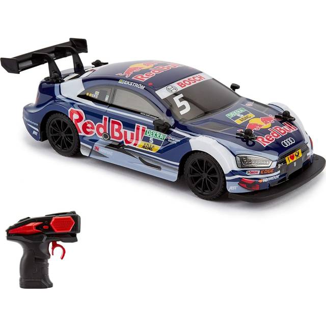 Audi Dtm Blue Red Bull Radio Controlled Car 1:24 Scale