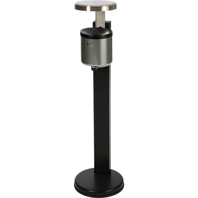 Standascher D150xH145mm neusilber, Stahlbl.