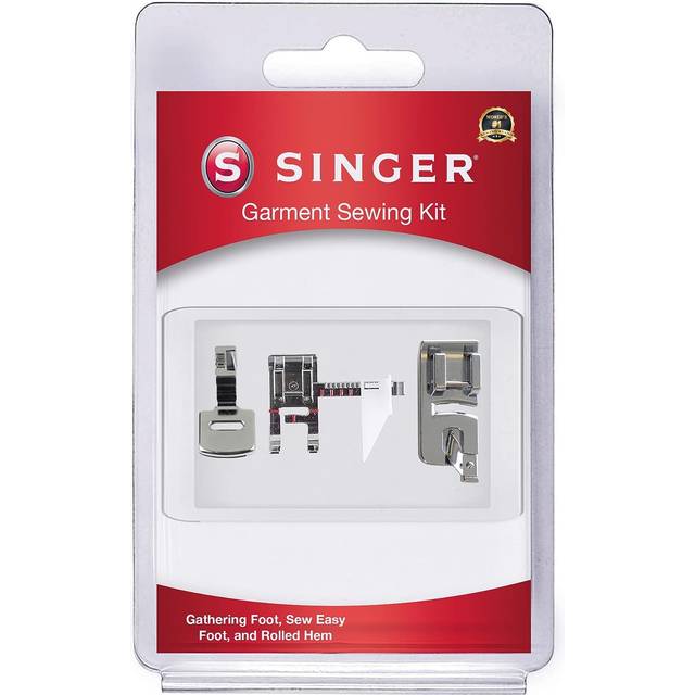 SINGER Garment Presser Feet Kit | Ideal for Garment Sewing  Alterations  and Repairs | Includes Gathering  Rolled Hem & Sew Easy Feet