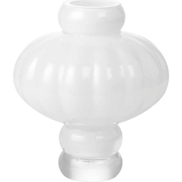 Louise Roe - Balloon Vase 02 - Vas - Opal White - Ø6,5-17,5 x H20 cm
