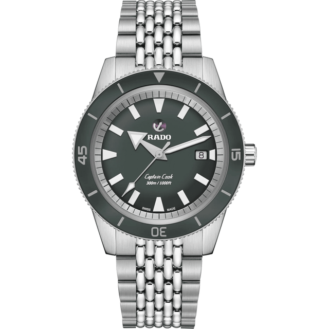 Rado Watch Captain Cook Automatic Plus Strap Kit Limited Edition D - Grey