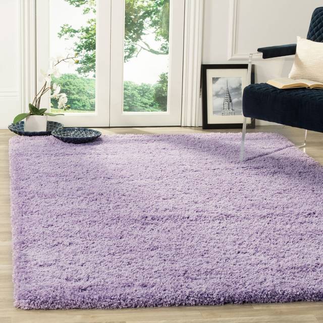 Desire Rugs Oxford Green Plain Round Shaggy Rug 120 x 120cm