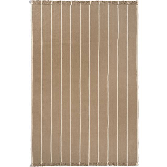 Calm Kelim Rug 200x300 cm Off-white / Dark Sand