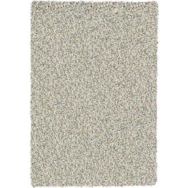 Mastercraft 039 - 001/2211 Twilight Shaggy Rug - Linen/White - 133cm x 195cm In Cream/Beige