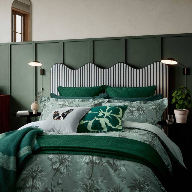 Ted Baker Belmar Floral Duvet Cover Set Double Mint