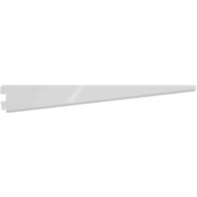 ROTHLEY Twin Slot Shelving Kit In White - 12" Brackets x 4 and 78" Uprights x 2 - white