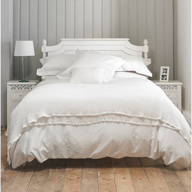 800 Thread Count Sateen Cotton Duvet Bedlinen - White - Single