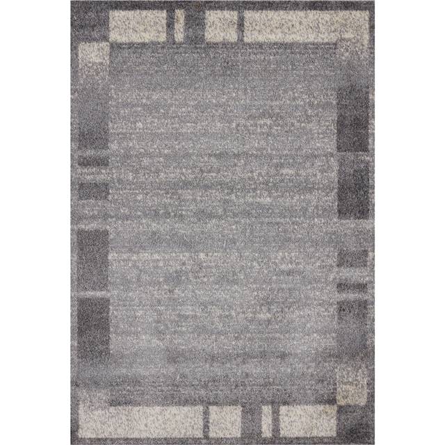 Ephesus Collection Modern Rugs Grey Cream- 7438GC - 60cm x 110cm