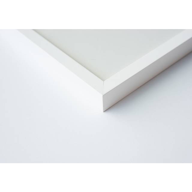 Nielsen Quadrum 50x70cm Matt White Wooden Picture Frame, White