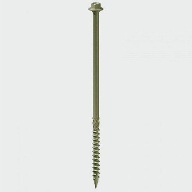 Timco Hex Head Index Heavy Duty Wood Screws 6.7mm 150mm Pack of 4
