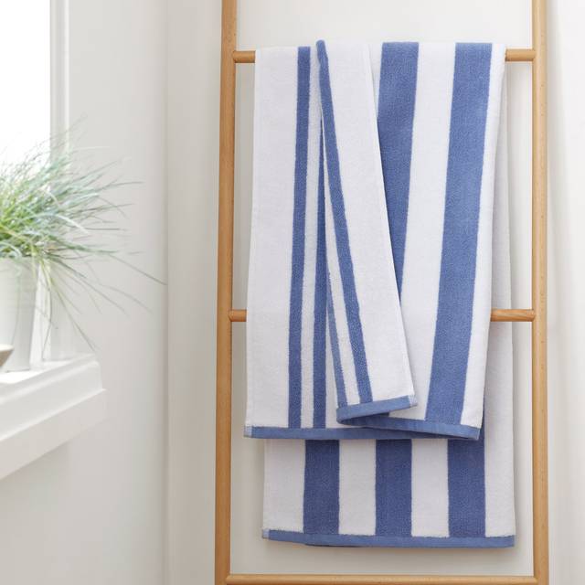 Cotton Bath Sheet - Blue (Bath Sheet)
