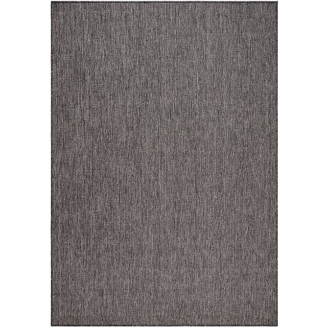Madrid Plain antracit - matta med gummibaksida 133 x 190 cm - Grå (133 x 190 cm)