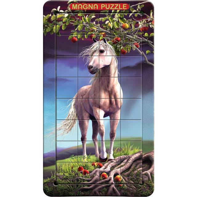 3d Magna Horse Portrait Magnetic Jigsaw Puzzle (32 Pieces)