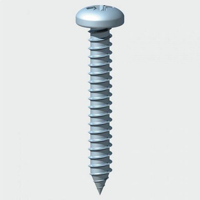 Pan Head Pozi Self Tapping Screws 4.5mm 19mm Pack of 14