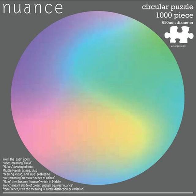 Nuance Magnetic Field 1000 Piece Round Jigsaw in Square Box
