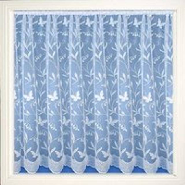 Hawaii Net Curtain - White - W500xD160cm(W197xD63inches)