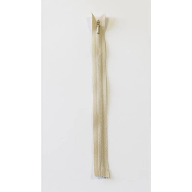 YKK Osynlig Dragkedja/Blixtlås Fast Sand 4mm - 40cm