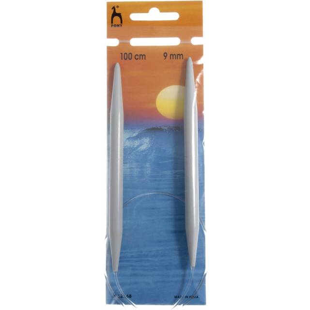 Pony Classic 60cm Fixed Circular Knitting Needles - 9.00mm (P48668)