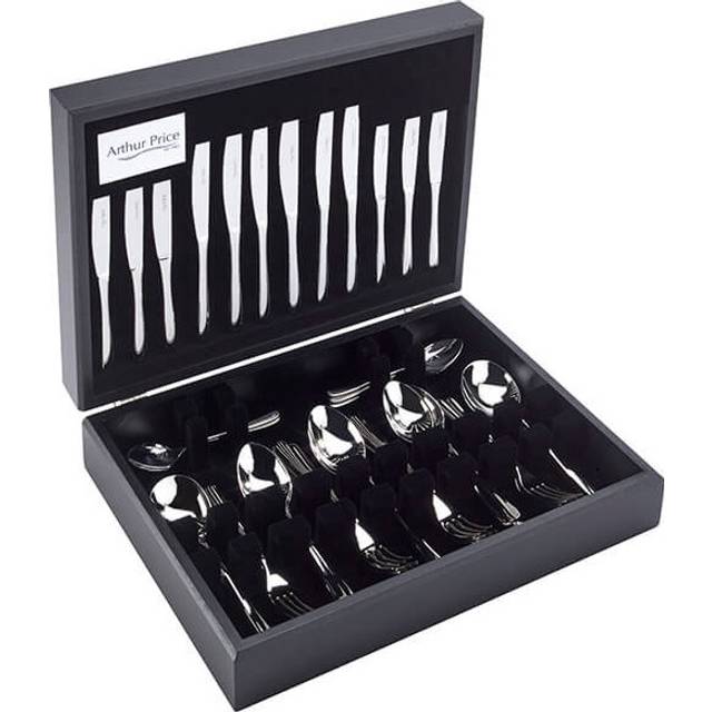 Arthur Price Signature Warwick 58 Piece 8 Person Canteen Set FREE Extra 8 Tea Spoons