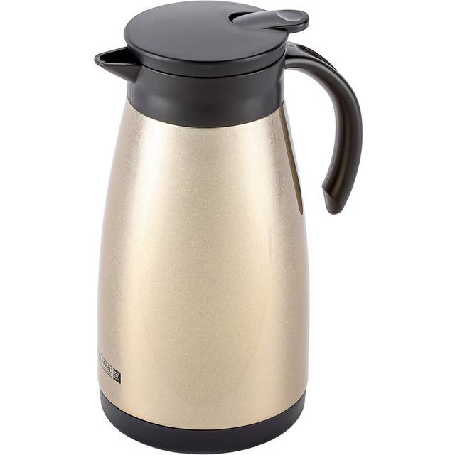 Royalford Coffee Pot Stainless Steel Thermal Carafe 1200ML /40.5 Oz - Gold (4L)